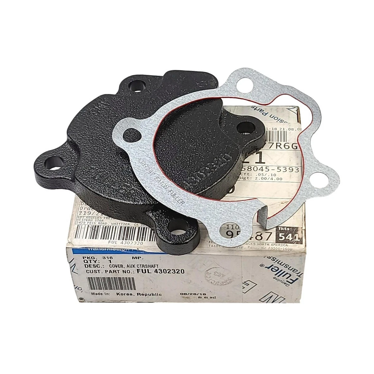 EATON COVER, BEARING, AUXILIARY COUNTER SHAFT FUL 4302320 + GASKET  