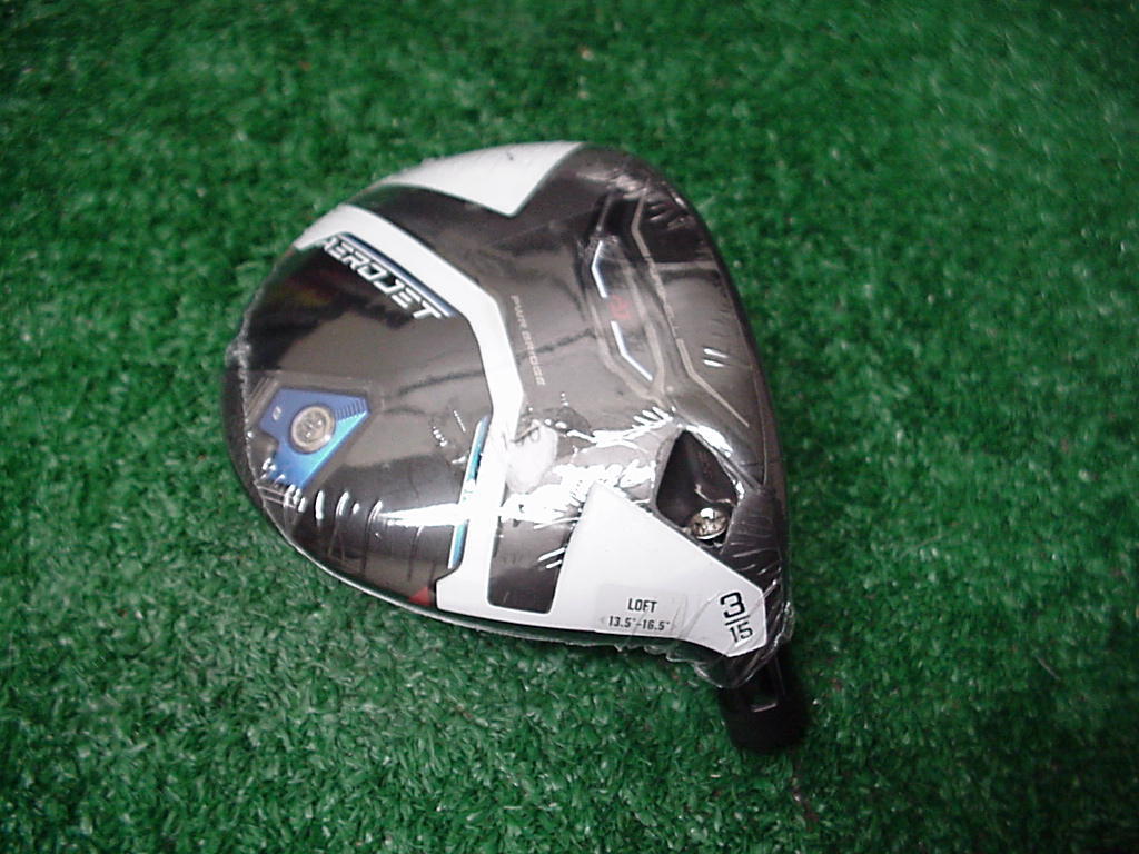 （極美品）コブラAEROJET 3W 15°SR ヘッドカバー付 Brand New King Cobra Aerojet 15 degree 3 Wood Head & Screw