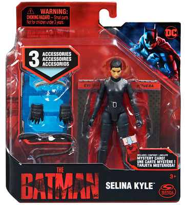 SELINA KYLE ( 4'' ) CATWOMAN ( 2022 ) DC ( THE BATMAN ) MOVIE ACTION FIGURE