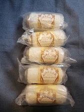 Jaeger of England Sunlin-Spun 50% Irish Linen 50% Acrylic Orion Lot of 5 White