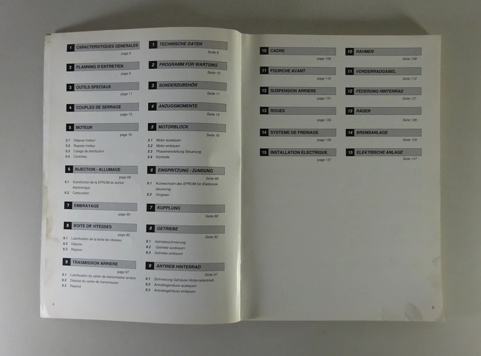 Manual De Taller Moto Guzzi Daytona 1000 / 109 CV Año 1992-1999 De 04/1993 - Imagen 2 de 4