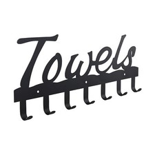 Wall Mount Towel Rack for Bathroom Towels Hand Towel Robes Coat Bags