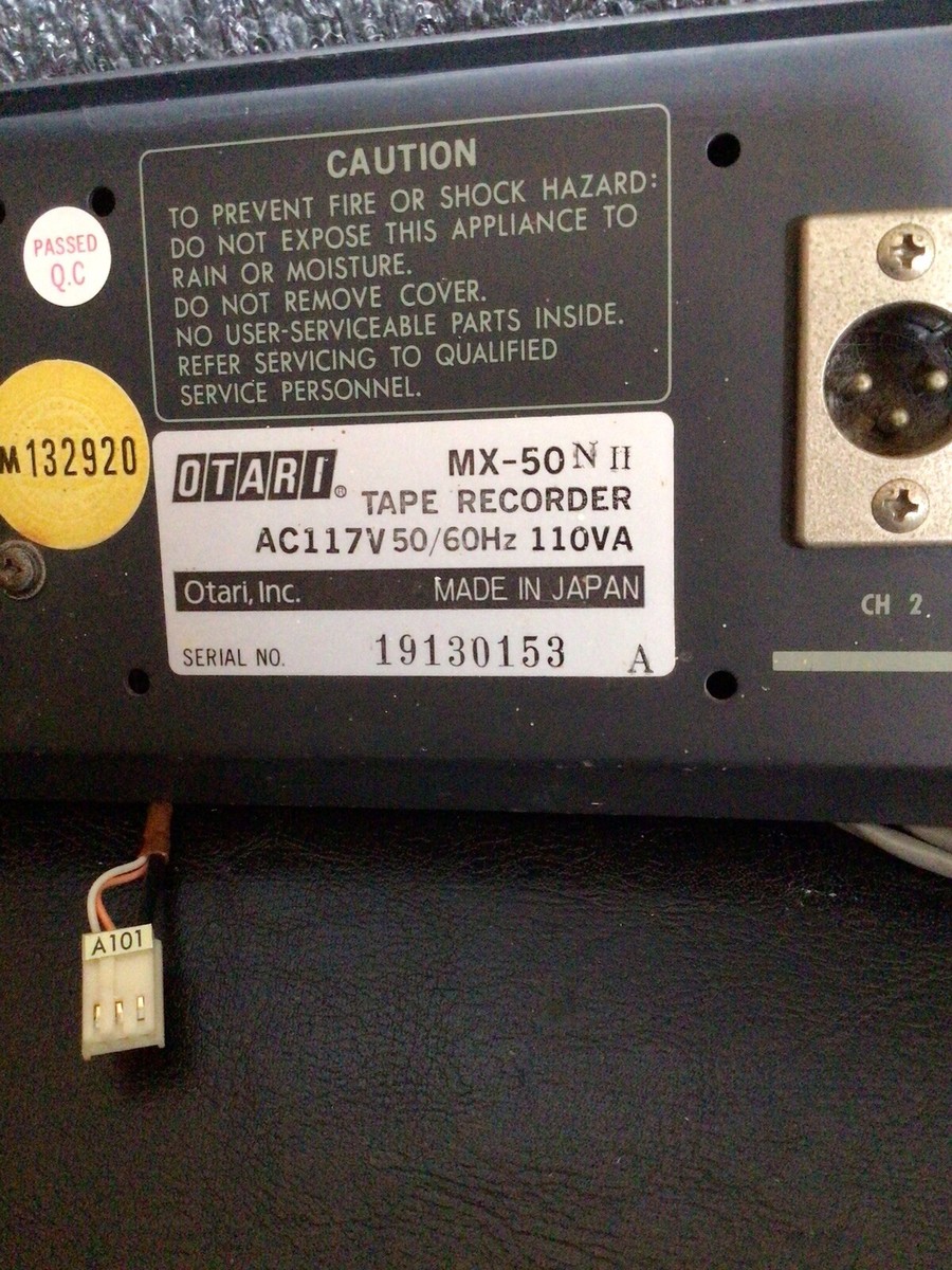 Otari Reel and Recorder Tape MX MX-50 N to | 50N - PB-4MNA RW⁄FW
