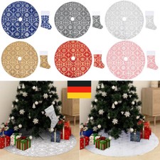 Weihnachtsbaumdecke Christbaumdecke Christbaumteppich Socke Tannenbaumdecke Rund