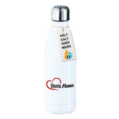 Edelstahl-Trinkflasche Beste Mama Herz Geschenkidee Beste Mama Geschenk Präsent