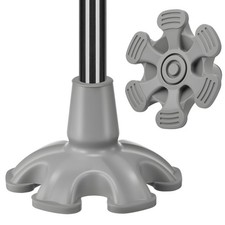 Cane Tip 3/4 Inch 6 Support Feet Self Standing Base Replacement Walking Stick