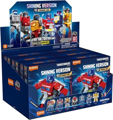 Blokees Transformers SV02 Shining 1985 Shining Version 6pc Display Case 71122