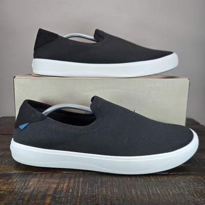 Vessi Boardwalk Slip On Mens Size 13 Waterproof Shoes Sneakers Boulder Black