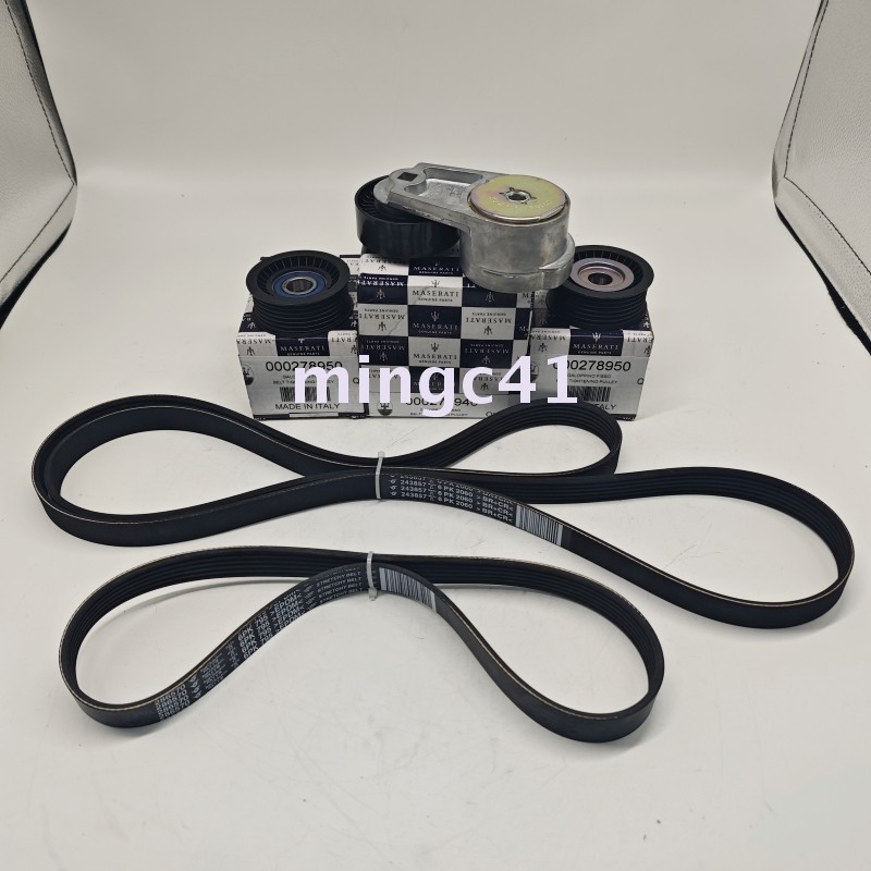 Drive Idler Pulley Belt Tensioner Kit For Maserati Ghibli Levante Quattroporte