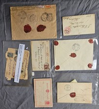 Spannendes Konvolut Alte Briefe/Umschl&auml;ge/Siegel