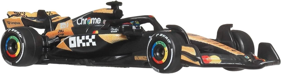 Modello Auto PIASTRI McLaren Formula 1 2025 Scala 1/64 8cm F1 Hot Wheels JBM25 - Immagine 2 di 4