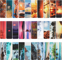 30 StüCke Lesezeichen Magnetisch, Naturlandschaft Magnet Lesezeichen Magnetic Bo