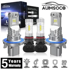 For Ford F-150 2004-2014 LED Headlight Bulbs Hi/Lo Beam+Fog Light Super Bright