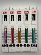 Lot Of 5x Crochet Hooks Various Sizes