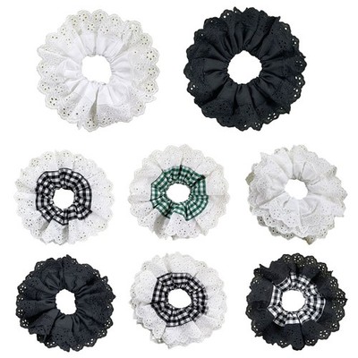 All-match Hair Bands Lace Scrunchies Hair Accs for Women Girls with Elastic