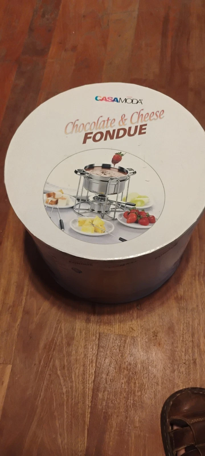 Casa Moda Buffet Fondue Set Chocolate and Cheese Stainless Steel 12 Pc Set 2qt