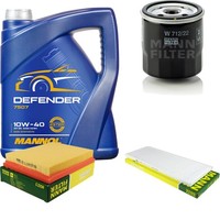 Inspektionspaket 5L Mannol Defender 10W-40 FüR Opel Corsa B 1.4I 1.0I 12V 1.2I