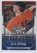 2014 Prizm Perennial Draft Picks Class Red White & Blue Pulsar Nick Howard 1s8
