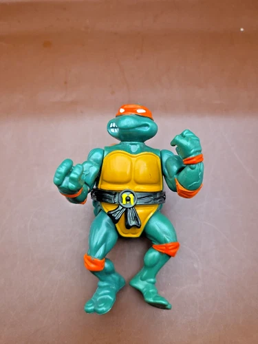 Vintage 1988 Ninja Turtles TMNT Michelangelo Original Playmates Hard Head