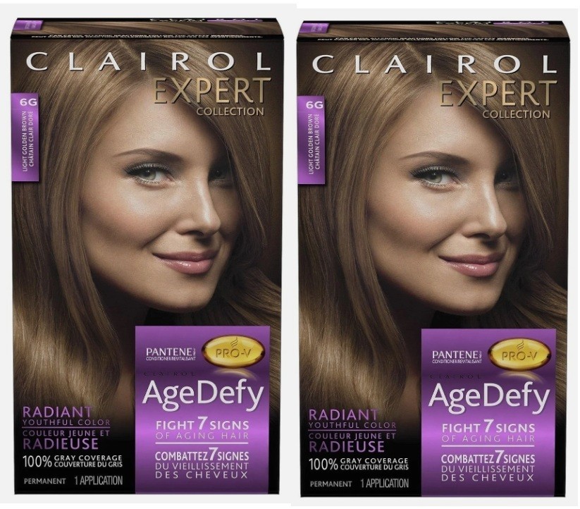2 of Clairol Expert Collection Age Defy 6G Light Golden Brown Shade