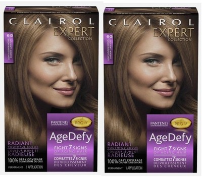 2 of Clairol Expert Collection Age Defy 6G Light Golden Brown Shade