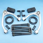 Front 3.5" Rear 2" Leveling Lift Kit+Control Arm 2019-2025 Silverado Sierra 1500