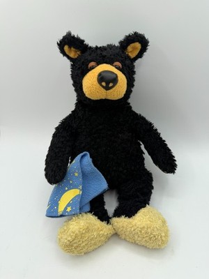 Bearfoots Bear Plush Big Sky Carvers Lil Joe Slippers Blanket 1996 Black Teddy