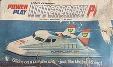 Vintage 1969 Power Play Land Version Hovercraft Pp1 Battery Operated Model