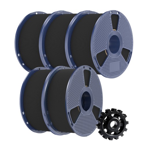 SUNLU 5KG PETG-Carbon Fiber 3D Printer Filament 1.75mm PETG-CF,10% short fiber
