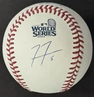 Freddie Freeman Signed Official 2024 WS Logo Baseball Dodgers MVP Auto MLB COA