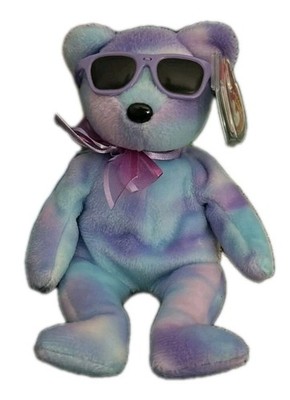 Ty Beanie Baby - GRAPE ICE the Bear (Summer Gift Show Exclusive) (8.5 inch) MWMT