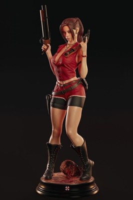 Claire Redfield Figure | 12K High-Detail | Hand-Painted or Unpainted | Multiple