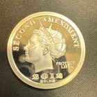 2012 Buds Guns Shop Ruger Norfed  Bullion .999 Silver 1/2 Oz Art Coin