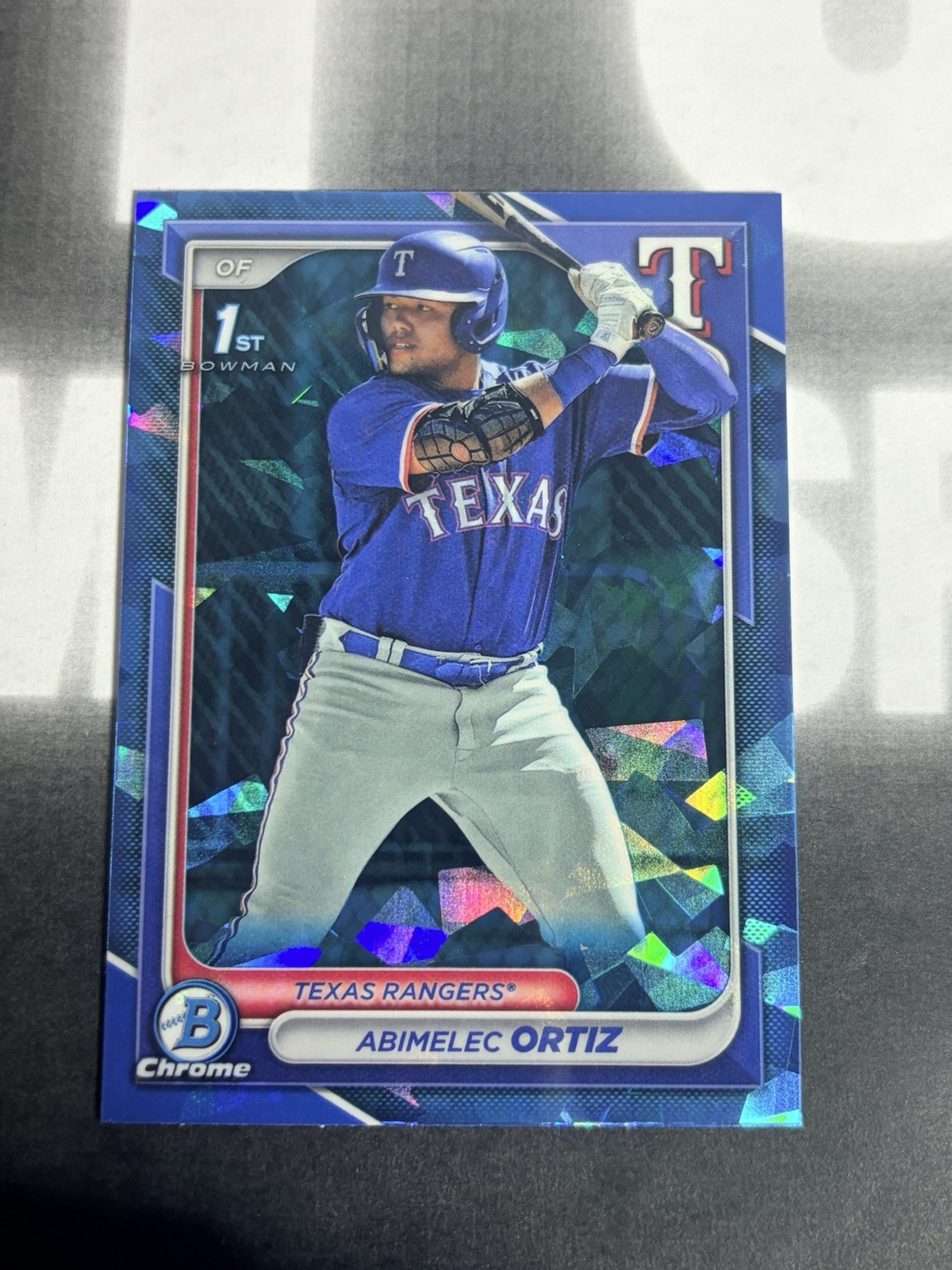 2024 Bowman Sapphire Edition - Chrome Prospects Abimelec Ortiz #BCP-16 (RC)