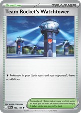 4x Team Rocket's Watchtower 180/182 x4 - Destined Rivals - Pokemon TCG - Playset