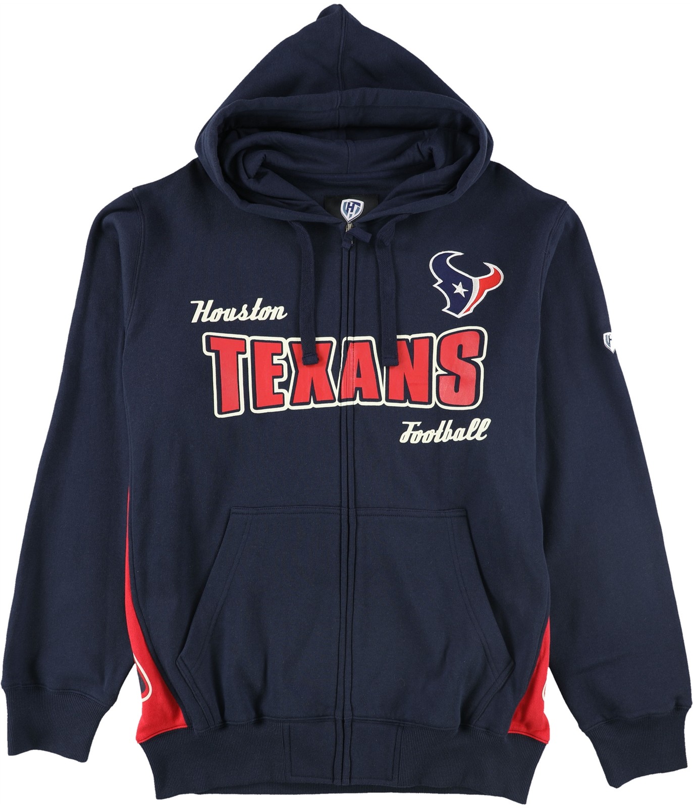 Мужская толстовка с капюшоном Houston Texans Football Hoodie Hands High, синяя, большого размера