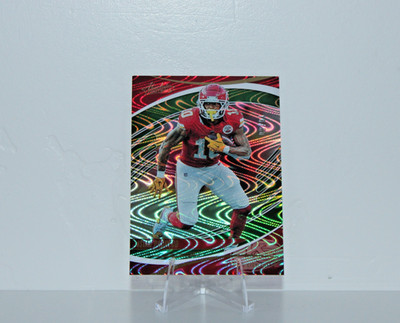 Isiah Pacheco Green Wave #92 10/60- 2025 Panini Absolute