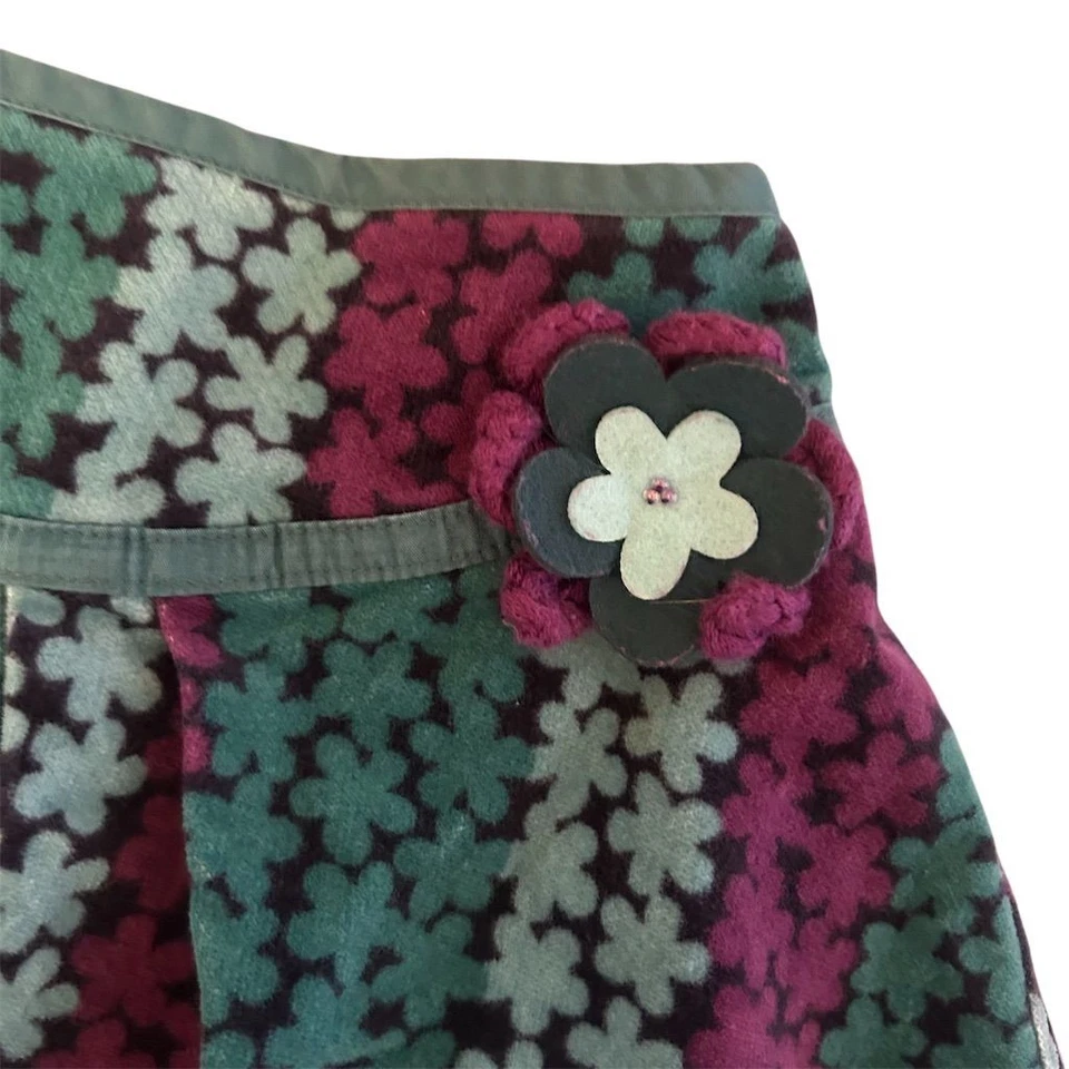 Y2K Gymboree Niñas Talla 6 Multicolor Floral Skort con Pantalones Cortos Incorporados Foto 4 de 4