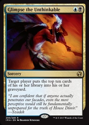 1 x Glimpse the Unthinkable - Iconic Masters - NM-Mint - MTG