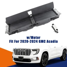 Front Radiator Shutter Grille Air Intake Assy For 2020-2024 GMC Acadia W/Motor