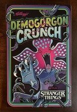 Stranger Things Kellogg's Demogorgon Crunch Cereal Glow-in-the-dark Box Le/1000
