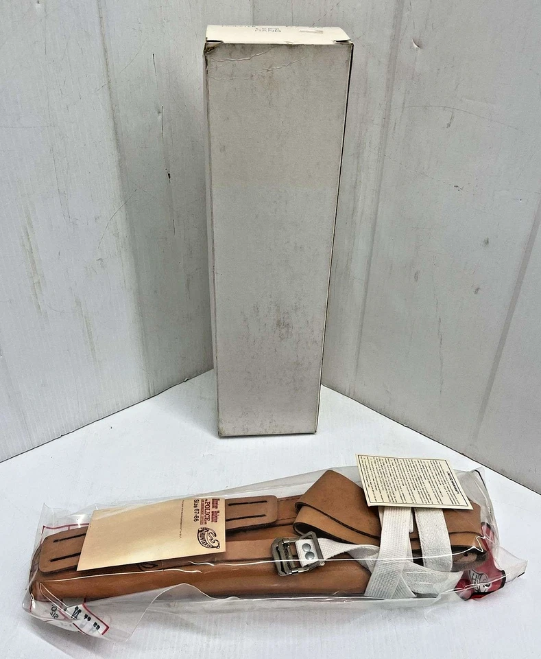 Funda Hunter HOMBRO 6 1/2" a 9 1/2" barril cuero tostado para zurdos nueva de stock bonita Foto 3 de 4