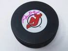 Aaron Broten Autographed Signed New Jersey Devils InGlasCo Hockey Puck