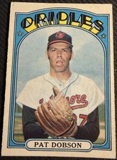 1972 O-Pee-Chee Baseball Pat Dobson