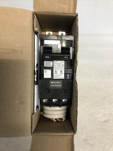 Siemens BF240AH 40 Amp 2 Pole Ground Fault Circuit Interrupter W/ Self Test New - Picture 2 of 7