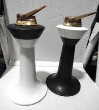 c1954 2 Ronson Flight of Fancy Lighters Rosenthal,Germany .TABLE LIGHTERS