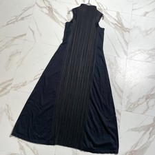 PLEATS PLEASE ISSEY MIYAKE Black Pleated Dress Size 5 New Condition