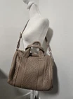 ALEXANDER WANG TAUPE LEATHER ROCCO TOP HANDLE SHOULDER STRAP BAG