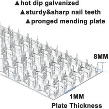 Corrosion Resistant Truss Plates, 2x4, 30 Pack