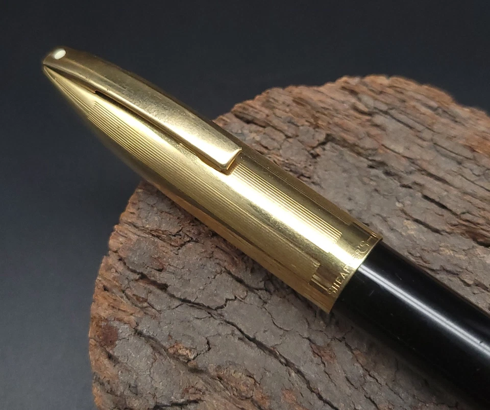 Vintage Sheaffer PFM V Pen For Men - Black Barrel & Gold-filled Cap -Unrestored - Image 2 of 4